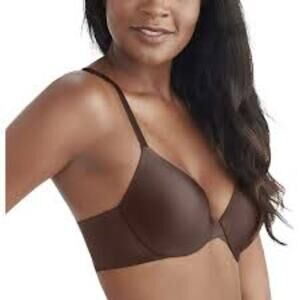 Vanity Fair womens Nearly Invisible Full Coverage Underwire Bra Cappuccino 34DD